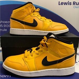 Air Jordan 1 Mid University Gold Kids 4.5y